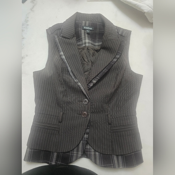 bebe Dresses & Skirts - Bebe Black Pinstripe